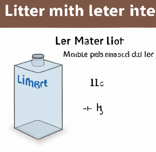 Litr – ile to mililitrów metrów sześciennych i centymetrów sześciennych?