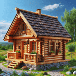 tani domek drewniany