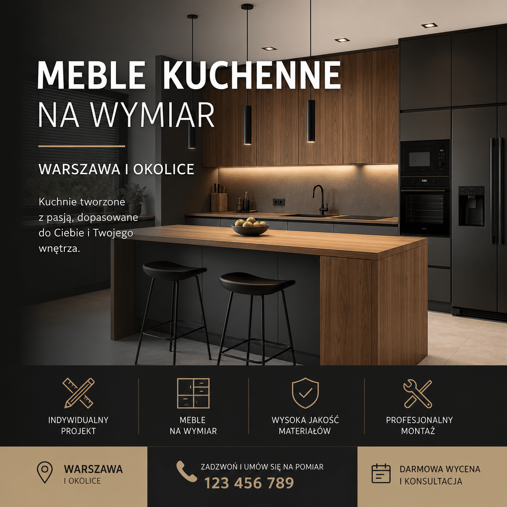 meble kuchenne na wymiar warszawa