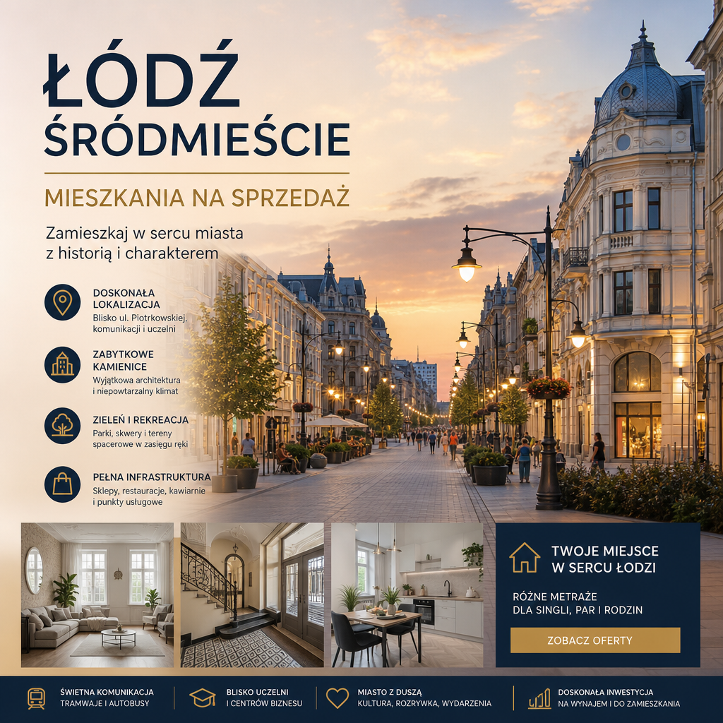 łódź śródmieście mieszkania na sprzedaż